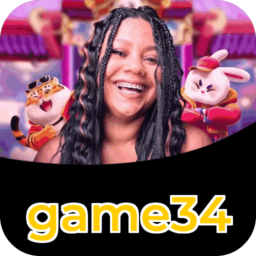 Catálogo slots game34 mostrando top jogos Gates Olympus Sweet Bonanza Fortune Tiger Big Bass volatilidade RTP