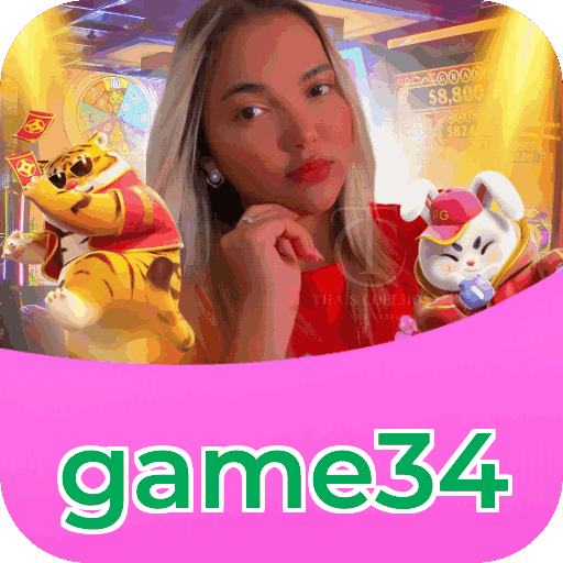 Passo a passo visual mostrando processo de download e instalação do aplicativo game34